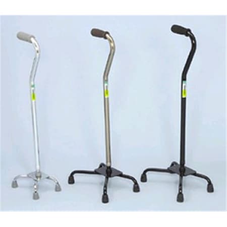 Essential Medical Supply Small Base Quad Cane - Silver W1301S